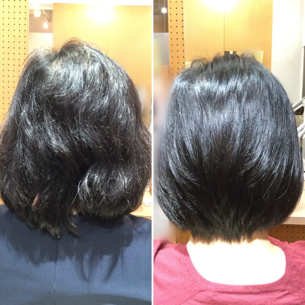 細毛でふにゃふにゃしていて、まとまりませんでした😢